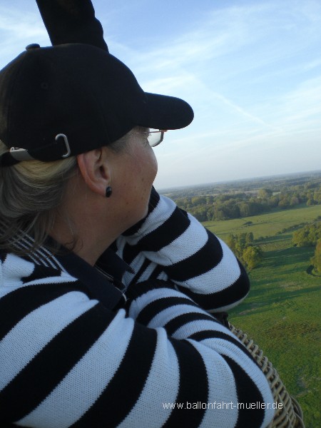 Passagier im Korb